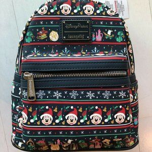 Disney Mickey Mouse Christmas Loungefly Backpack